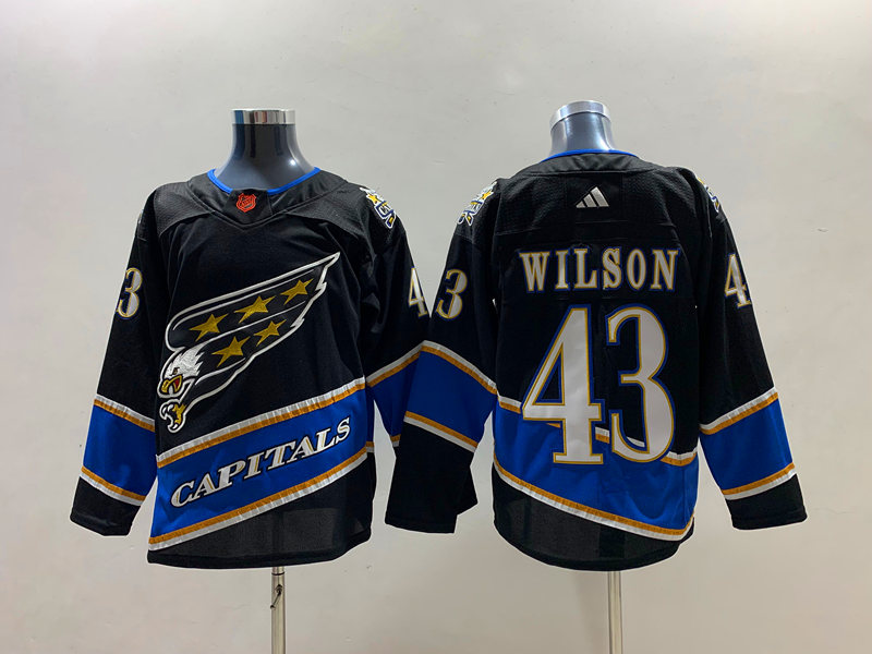 Men's Washington Capitals Tom Wilson #43 Black Jersey